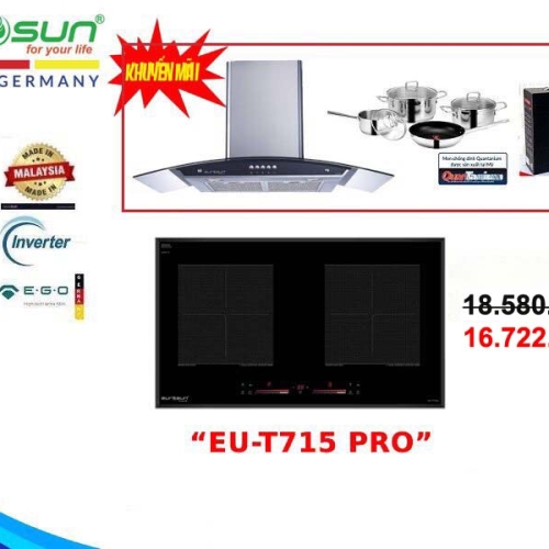 COMBO BẾP TỪ ĐÔI EUROSUN EU-T715PRO COMBO BẾP TỪ ĐÔI EUROSUN EU-T715PRO