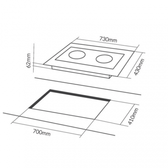 BẾP ĐIỆN TỪ 3 VÙNG NẤU EUROSUN EU-TE316